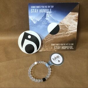 Lokai | NWT Classic Lokai Balance Silicone Bracelet Slide On Size S